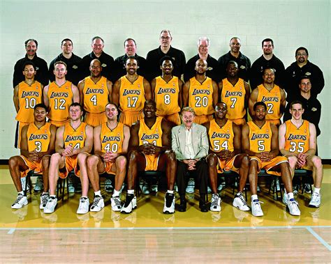 lakers roster 2001 coach